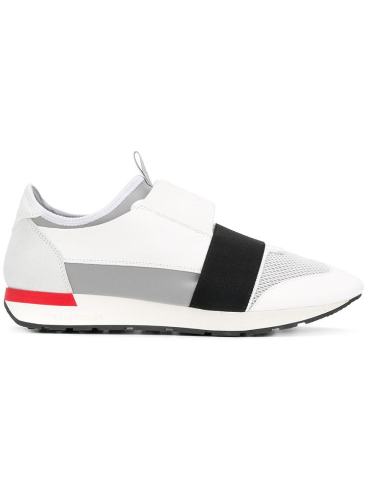 Balenciaga Race Runners Sneakers - White