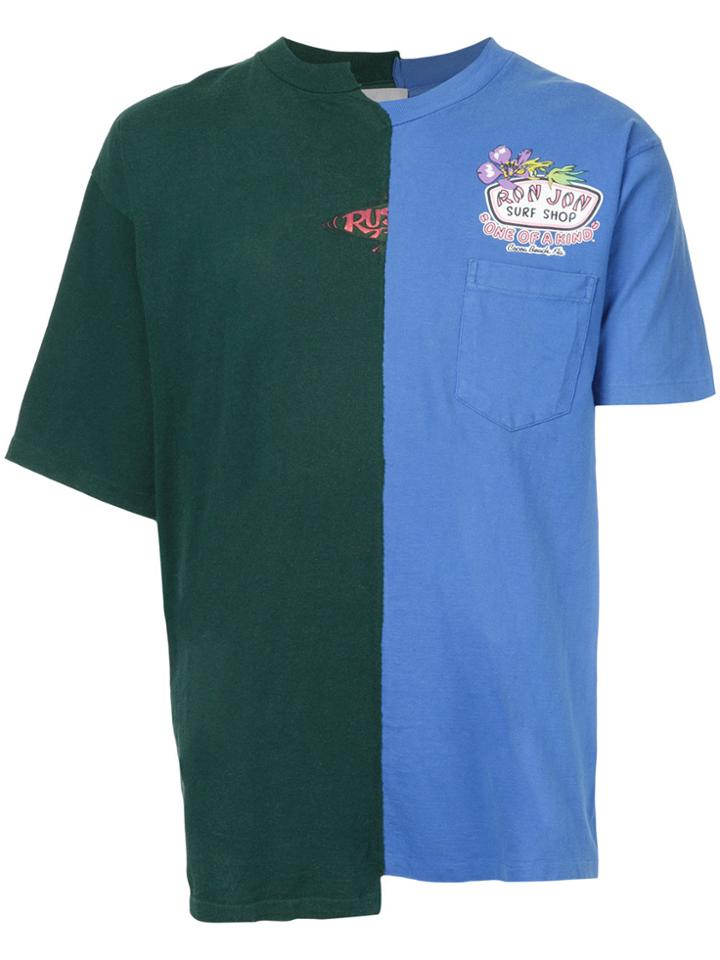 Ex Infinitas Repurposed Breaker T-shirt - Multicolour