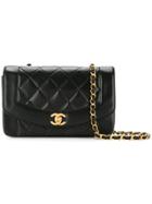 Chanel Vintage Quilted Shoulder Bag - Black