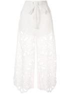 Alice Mccall Embroidered Baudelaire Culottes - White