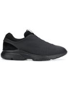Ermenegildo Zegna Perforated Runner Sneakers - Black