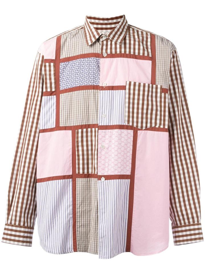 Comme Des Garçons Vintage Patchwork Gingham Check Shirt - Multicolour