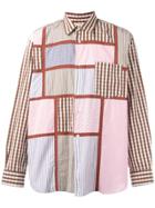 Comme Des Garçons Vintage Patchwork Gingham Check Shirt - Multicolour