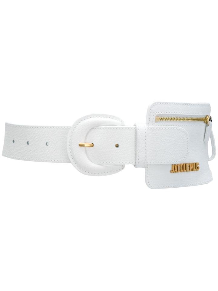 Jacquemus La Ceinture Bello Belt - White