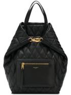 Givenchy Duo Llg Losange Quilted Backpack - Black