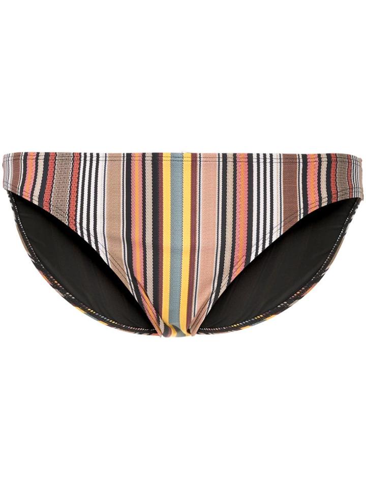 Tory Burch Striped Hipster Bikini Bottoms - Multicolour