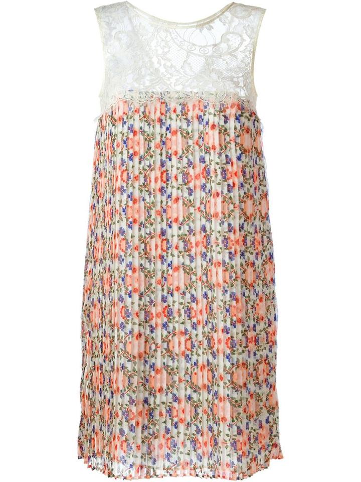 P.a.r.o.s.h. Lace Detail 'penka' Dress, Women's, Size: Small, Cotton/polyamide/polyester