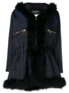Chanel Pre-owned 1990's Hooded Coat - Blue