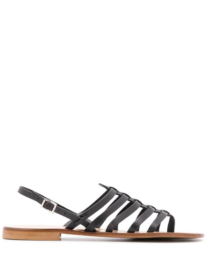 Fabio Rusconi Strappy Flat Sandals - Black