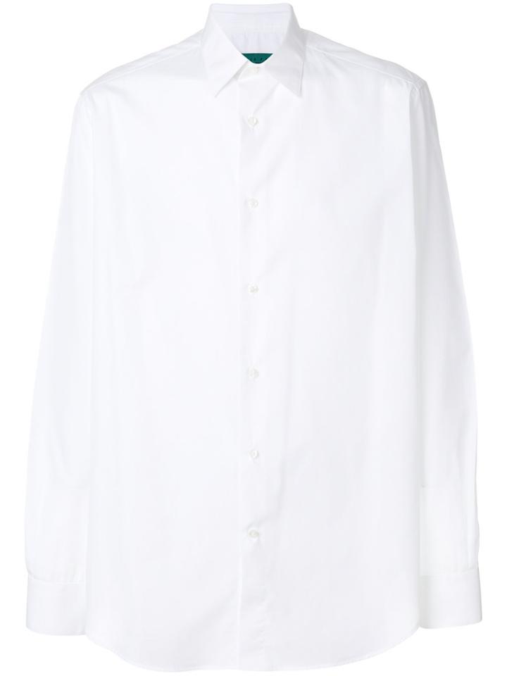 Kolor Panelled Shirt - Green