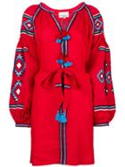 Sleeping Gypsy Azteca Dress - Red