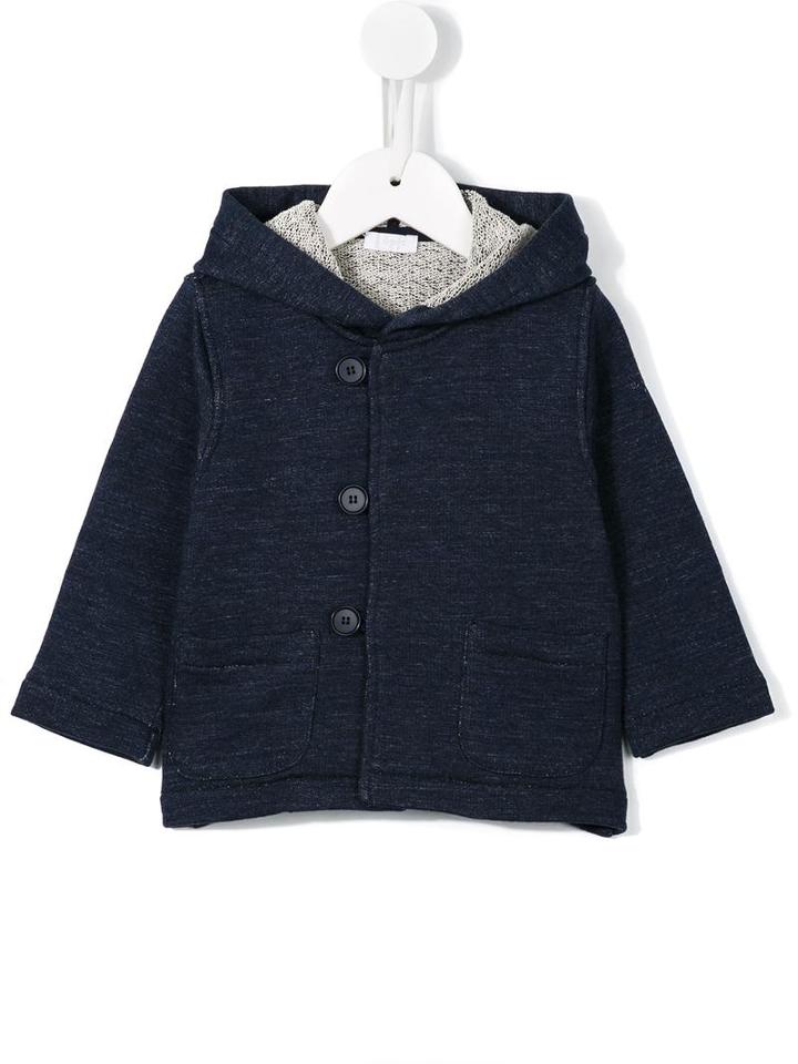 Il Gufo - Hooded Coat - Kids - Cotton - 9 Mth, Blue