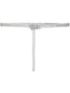 Oscar De La Renta Slim Belt - Metallic