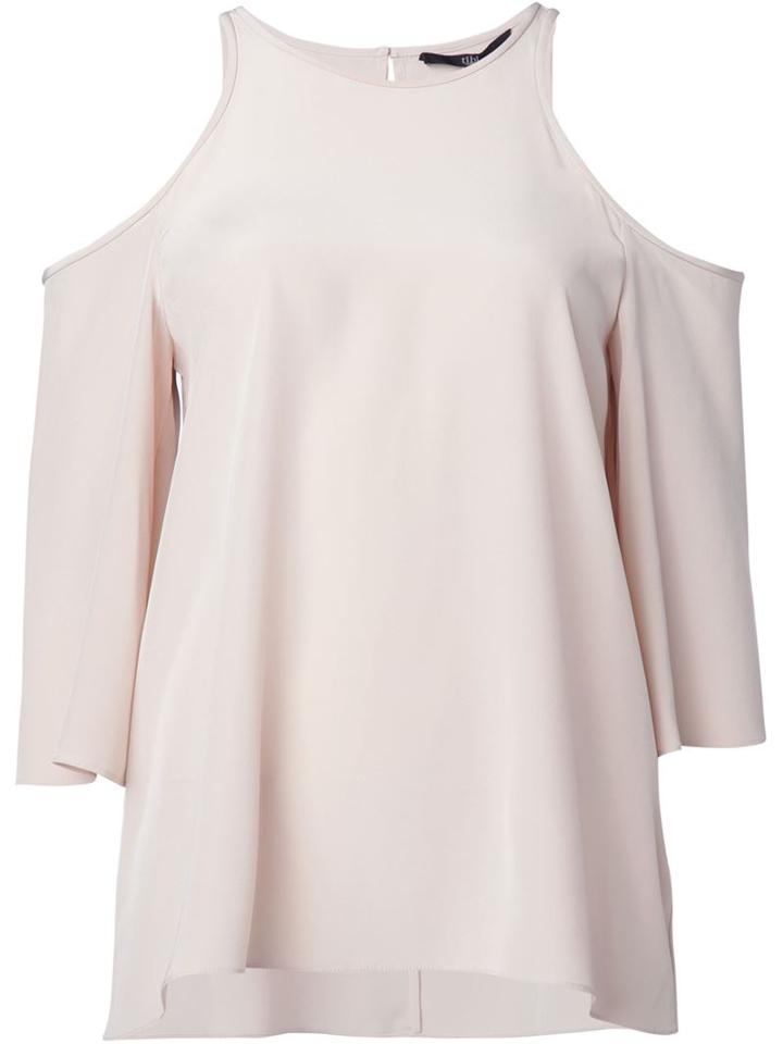 Tibi Cut-out Shoulder Blouse