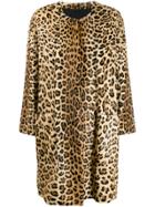 Simonetta Ravizza Wendy Leopard Print Coat - Neutrals