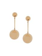 Jw Anderson Sphere Drop Earrings - Gold