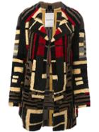 Valentino Geometric Panelled Coat