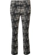 Ql2 Abstract Print Cropped Trousers