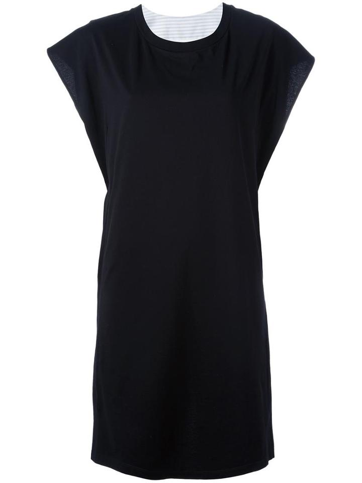 Mm6 Maison Margiela T-shirt Dress, Women's, Size: Medium, Black, Cotton
