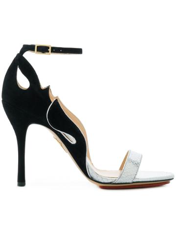 Charlotte Olympia Hot On My Heels Sandals - Metallic