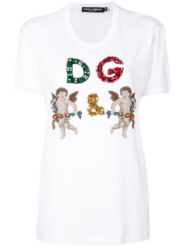 Dolce & Gabbana D G Cherub T-shirt - White