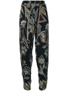 Just Cavalli Elastic Waist Printed Trousers - Multicolour