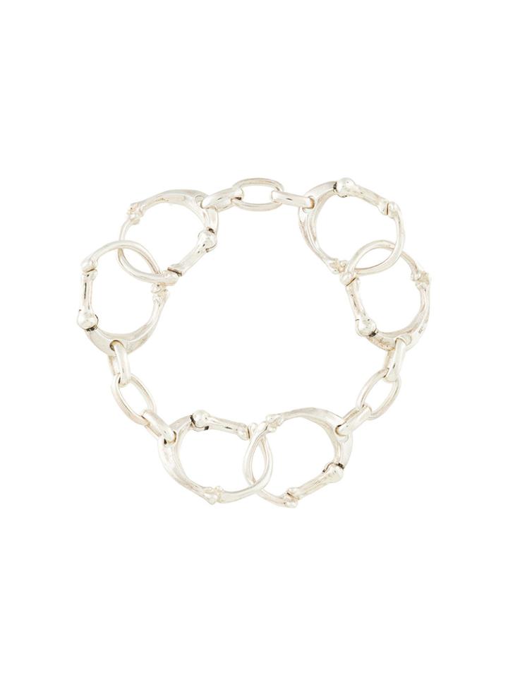 Takahiromiyashita The Soloist Handcuff Link Bracelet - Metallic