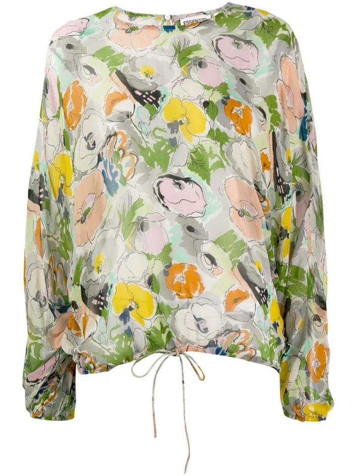 Essentiel Antwerp Floral Print Blouse - Neutrals