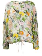 Essentiel Antwerp Floral Print Blouse - Neutrals