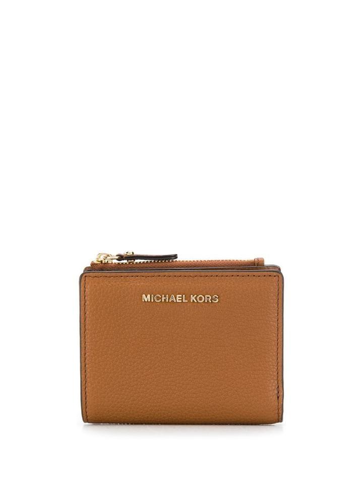 Michael Michael Kors Compact Logo Wallet - Brown