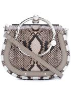Chloé Small Nile Python Print Bracelet Bag - Grey