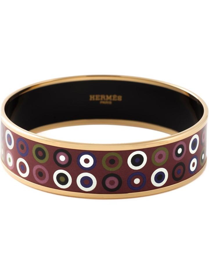 Hermès Vintage Enamelled Bracelet, Women's, Brown