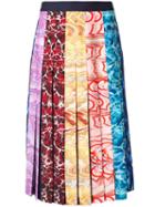 Mary Katrantzou Ripple Stripes Skirt - Multicolour