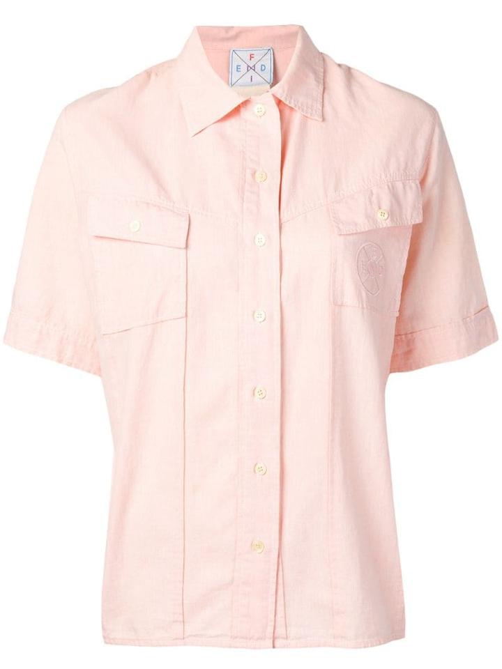 Fendi Pre-owned 1970's Shortsleeved Shirt - Pink
