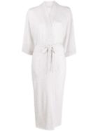Le Kasha Ibiza Long-line Cardigan - Grey