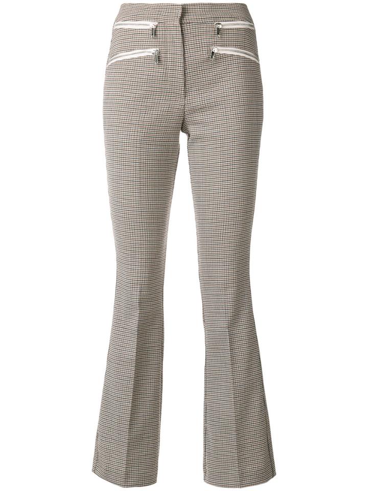 Dondup Houndstooth Pattern Trousers - Brown