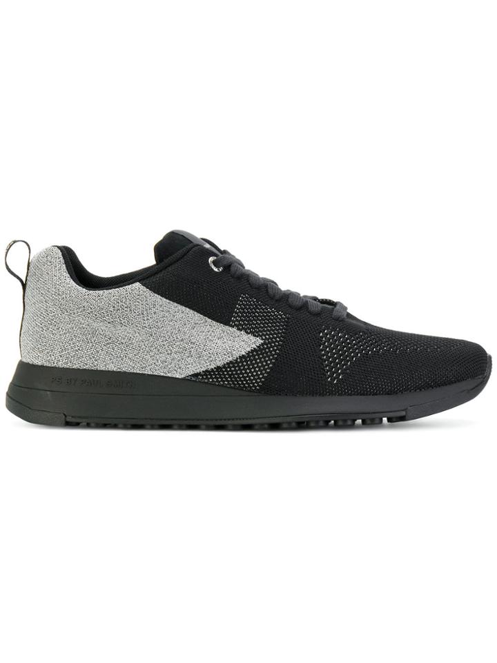 Ps By Paul Smith Rappid Knitted Trainers - Black