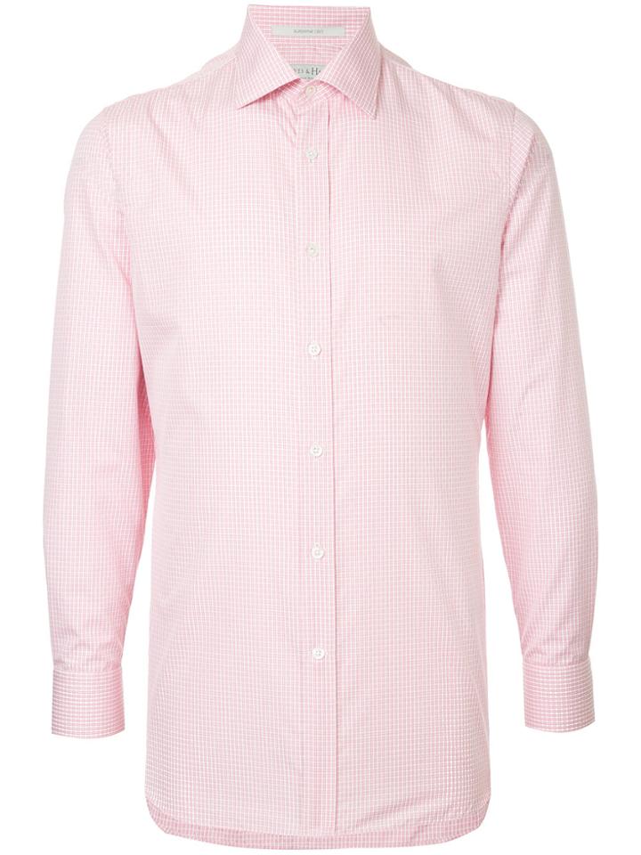 Gieves & Hawkes Classic Fitted Shirt - Pink & Purple