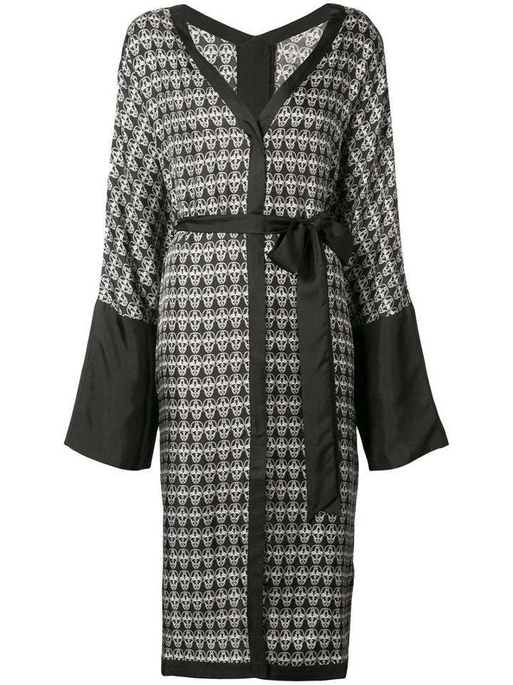 Thomas Wylde - Loosestrife Kimono - Women - Silk - M, Black, Silk