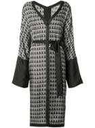 Thomas Wylde - Loosestrife Kimono - Women - Silk - M, Black, Silk