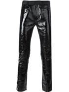 Haider Ackermann Leather Back Trousers