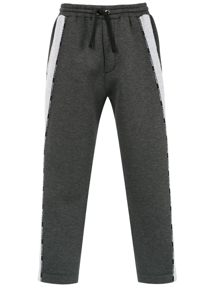 À La Garçonne Panelled Trousers - Grey