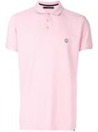 Jeckerson Embroidered Logo Polo Shirt - Pink & Purple