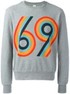 Paul Smith '69' Print Sweatshirt, Men's, Size: Medium, Grey, Cotton