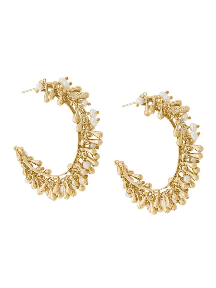 Rosantica Embellished Earrings - Metallic
