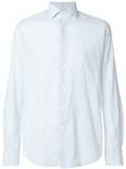 Glanshirt Slim-fit Cotton Blend Shirt - Blue