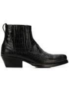 Our Legacy Cuban Heel Ankle Boots - Black