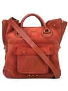 Jérôme Dreyfuss Jérôme Dreyfuss 29jackycrr Rouille Leather/fur/exotic Skins->lamb Skin, Women's, Red, Lamb Skin/suede/cotton