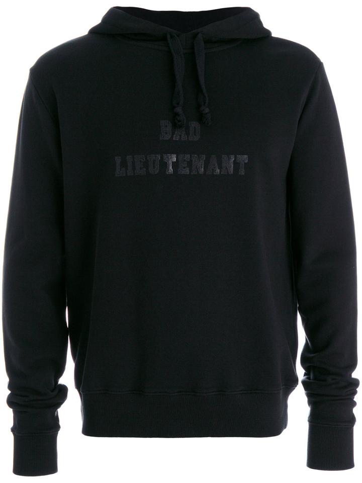 Saint Laurent - Printed Hoodie - Men - Cotton - Xl, Black, Cotton
