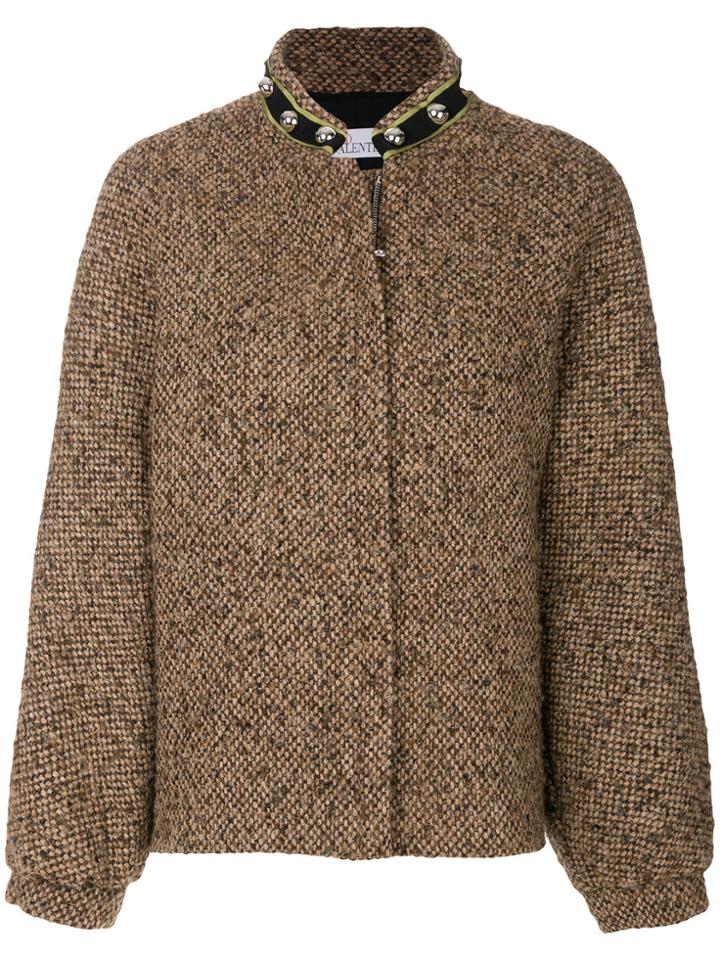 Red Valentino Boxy-cut Coat - Brown